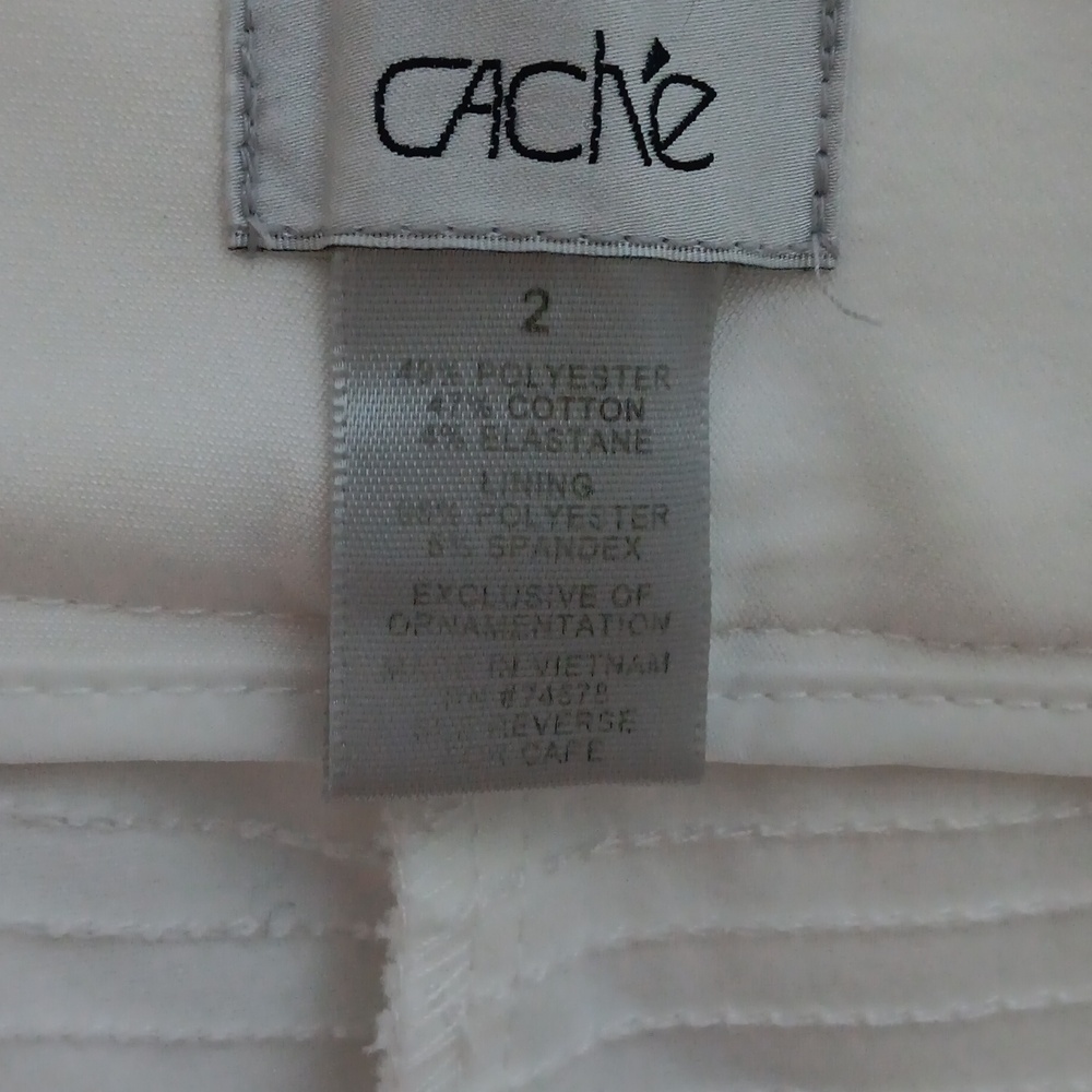 Cache Flat Front Boot Cut Pants, Size 2 - image 3